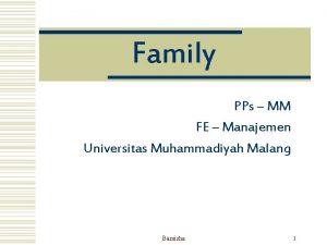 Family PPs MM FE Manajemen Universitas Muhammadiyah Malang