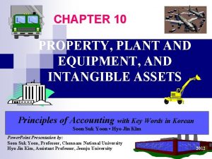 CHAPTER 10 PROPERTY PLANT AND EQUIPMENT AND INTANGIBLE