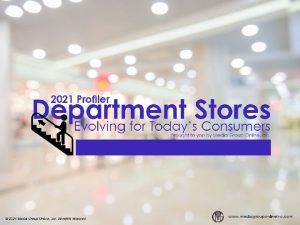 Rebound in Progress Department stores challenges predate the