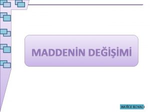 MADDENN DEM HATCE BOYACI v Doa Olaylar le