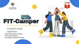 FITCamper Proyecto social deportivo Menca del Castillo Arellano