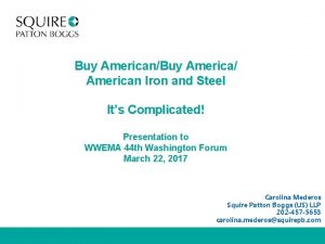 Buy AmericanBuy America American Iron and Steel Its