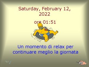 Saturday February 12 2022 ore 01 51 Un