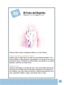 50 El fruto del Espritu Efesios 4 1