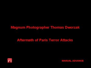 Magnum Photographer Thomas Dworzak Aftermath of Paris Terror