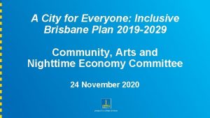 A City for Everyone Inclusive Brisbane Plan 2019