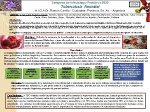 Congreso de Infectologia Peditrica 2020 5184 Tuberculosis Neonatal