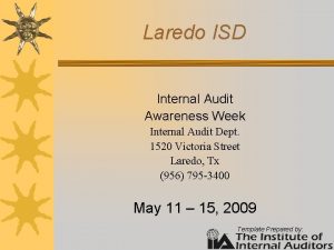 Laredo ISD Internal Audit Awareness Week Internal Audit