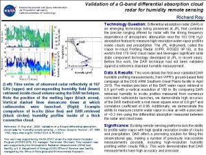 Validation of a Gband differential absorption cloud radar