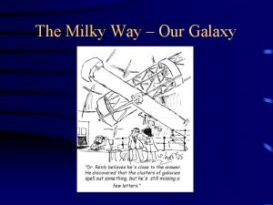 The Milky Way Our Galaxy Exam II A