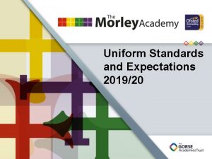 Uniform Standards and Expectations 201920 Uniform Expectations 2019