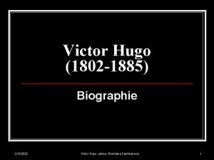 Victor Hugo 1802 1885 Biographie 2122022 Victor Hugo