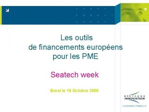 Les outils de financements europens pour les PME