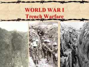 WORLD WAR I Trench Warfare Arial View Trenches