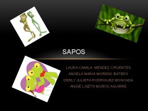 SAPOS LAURA CAMILA MENDEZ CIFUENTES ANGELA MARIA MORENO