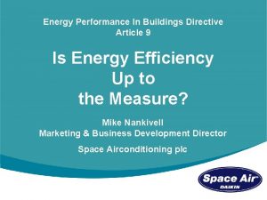Energy Performance In Buildings Directive Article 9 Is