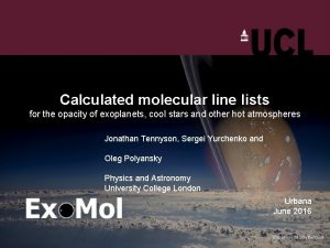 Calculated molecular line lists for the opacity of