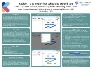 Kaalama calendar that schedules around you Cynthia Lo