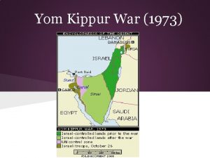Yom Kippur War 1973 Timeline Oct 6 Egypt