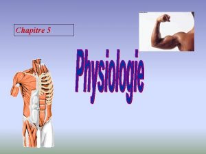 Chapitre 5 I Proprits biologiques II Phnomnes biologiques