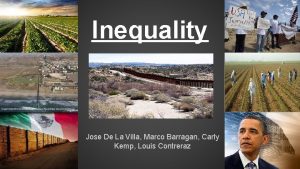 Inequality Jose De La Villa Marco Barragan Carly
