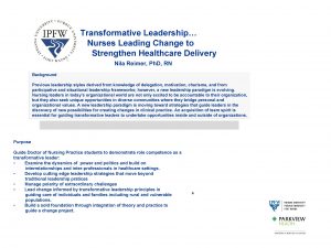 Transformative Leadership Nurses Leading Change to Strengthen Healthcare