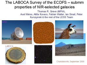 The LABOCA Survey of the ECDFS submm properties