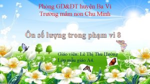 Phng GDT huyn Ba V Trng mm non