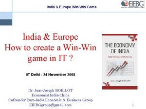 India Europe WinWin Game India Europe How to