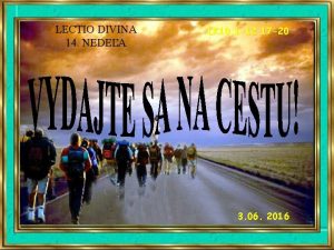 LECTIO DIVINA 14 NEDEA LK 10 1 12