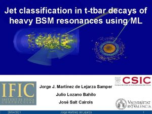 Jet classification in ttbar decays of heavy BSM
