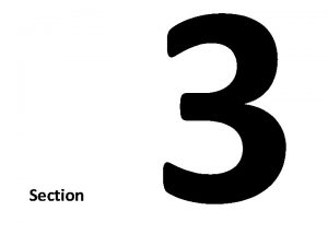 Section 3 Key Terms National Accounts Household Firm