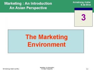 Marketing An Introduction An Asian Perspective Armstrong Kotler