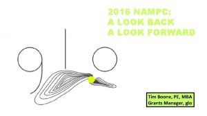 2016 NAMPC A LOOK BACK A LOOK FORWARD