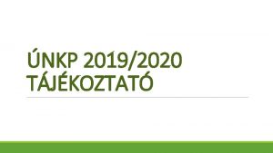 NKP 20192020 TJKOZTAT Kapcsolattartk NKP koordintor Dr Cser