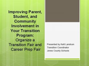 Improving Parent Student and Community Involvement in Your