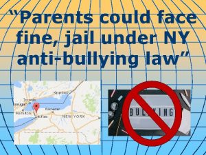 Parents could face fine jail under NY antibullying