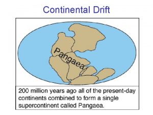 Continental Drift Evidence Fossils Evidence Rock Sequences Evidence