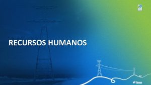 RECURSOS HUMANOS Organograma Linha de Transmisso Estrutura de