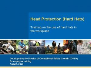 Head Protection Hard Hats Training on the use