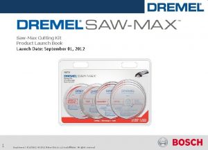 SawMax Cutting Kit Product Launch Book Launch Date