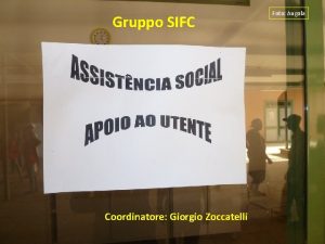 Gruppo SIFC Coordinatore Giorgio Zoccatelli Foto Angola Nei