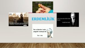 ERDEMLLK ERDEM NEDR Ahlakn vd ve ahlakl olmann