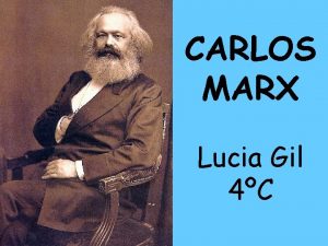 CARLOS MARX Lucia Gil 4C Introduccin Adam Smith