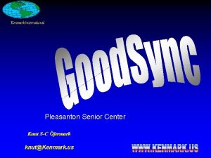 Kenmark International Pleasanton Senior Center Knut SC jermark