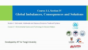 Course 3 1 Section IV Global Imbalances Consequences