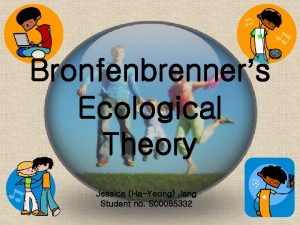 Bronfenbrenners Ecological Theory Jessica HaYeong Jang Student no