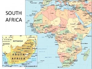 SOUTH AFRICA Did you know DID YOU KNOW