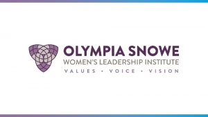 Olympia Snowe former United States Senator and Founder