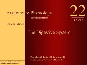 Anatomy Physiology SECOND EDITION 22 Elaine N Marieb